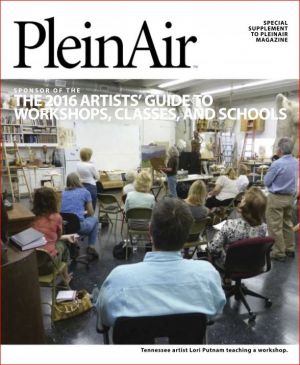 Check us out in the March 2016 Plein Air Supplement on Workshops